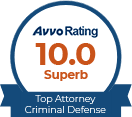Avvo Rating Superb Top Criminal Defense Attorney NJ
