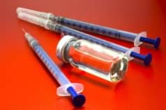 hypodermic needles and drugs as evidence in a NJ crime
