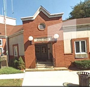 Photograph of entrance to Bound Brook Municipal Court