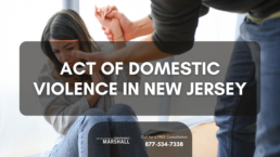 act of domestic violence in New Jersey