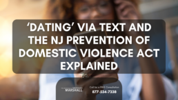 dating via text and the NJ prevention of domestic violence act