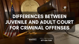 differences between juvenile and adult court for criminal offenses