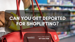 deported for shoplifting
